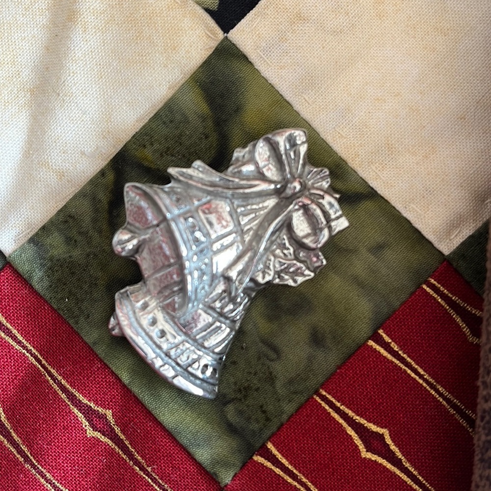 Hampshire Pewter Bells Coat Pin